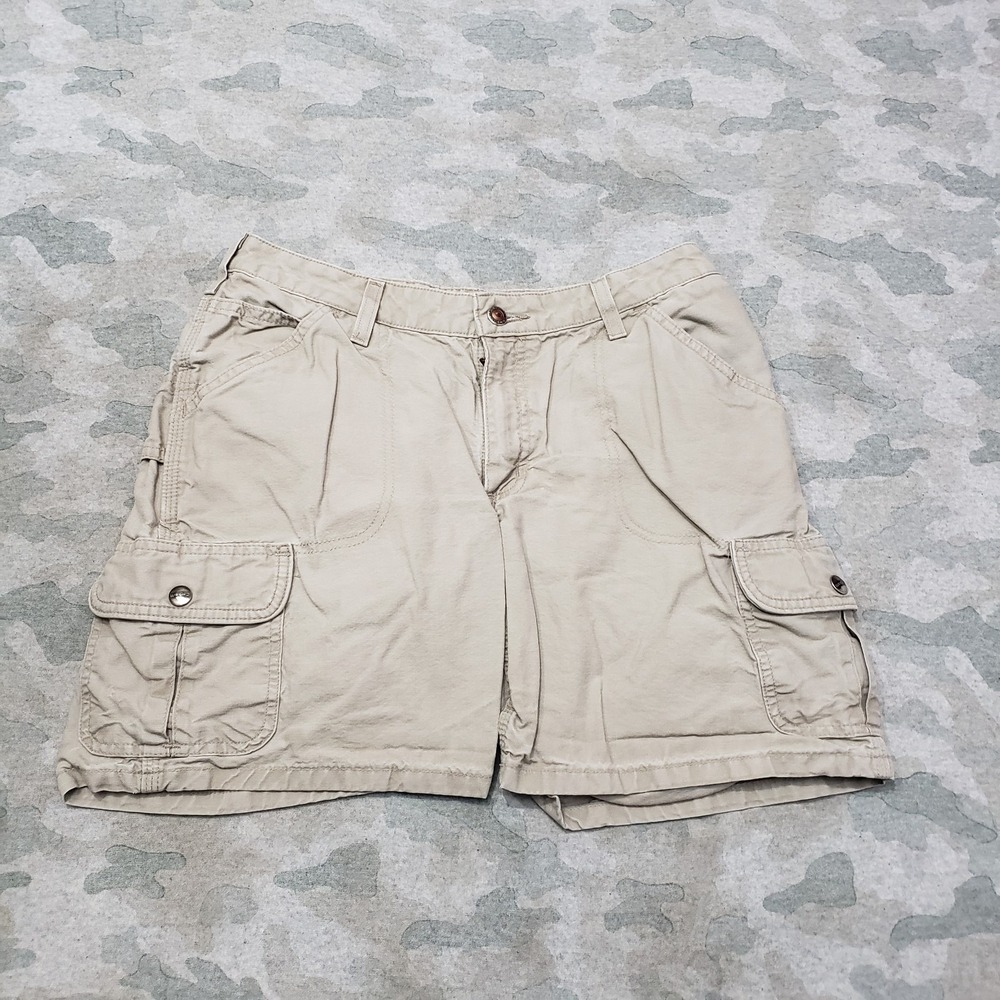 Carhartt Shorts Womens 29 Tan Cargo Pockets Workwear